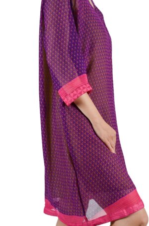 indian-silk-tunic-dress-purple